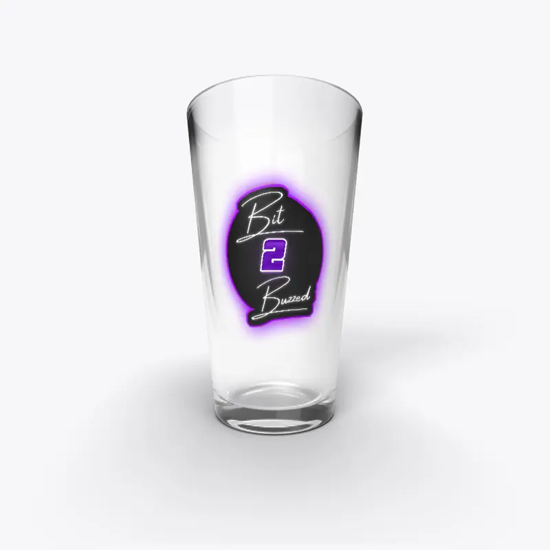 Bit2Buzzed Logo Pint Glass